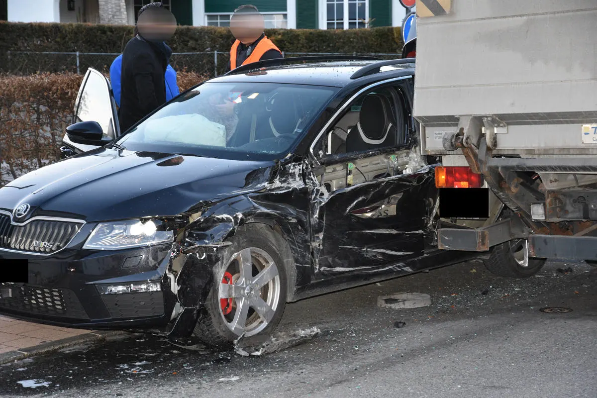 Vaduz FL - Mehrere Verkehrsunfälle innerhalb einer Stunde