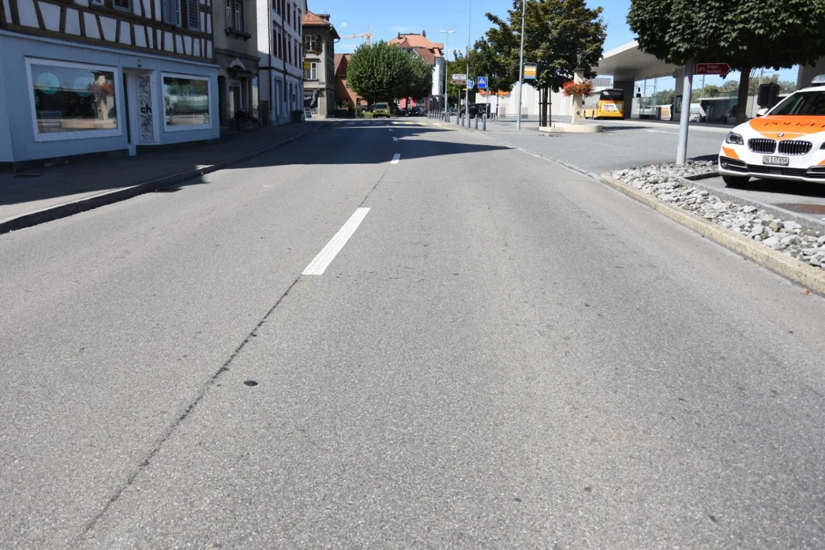 Rheineck SG  - Fussgänger von Auto erfasst und verletzt