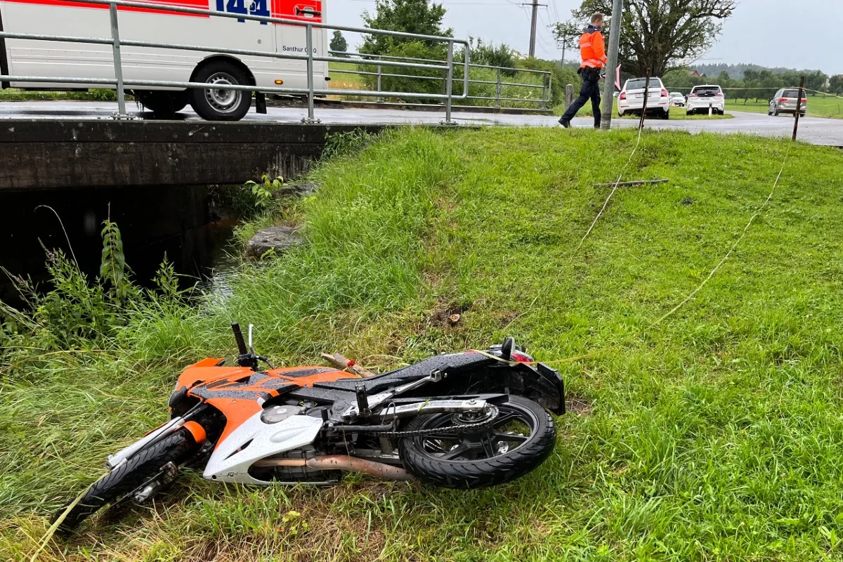 Amriswil TG - 17-Jähriger nach Verkehrsunfall verletzt