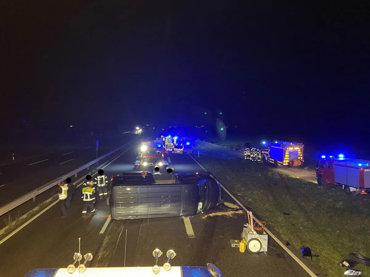 A65 Dannstadt-Schauernheim – Vollsperrung nach Verkehrsunfall mit verletzter Person