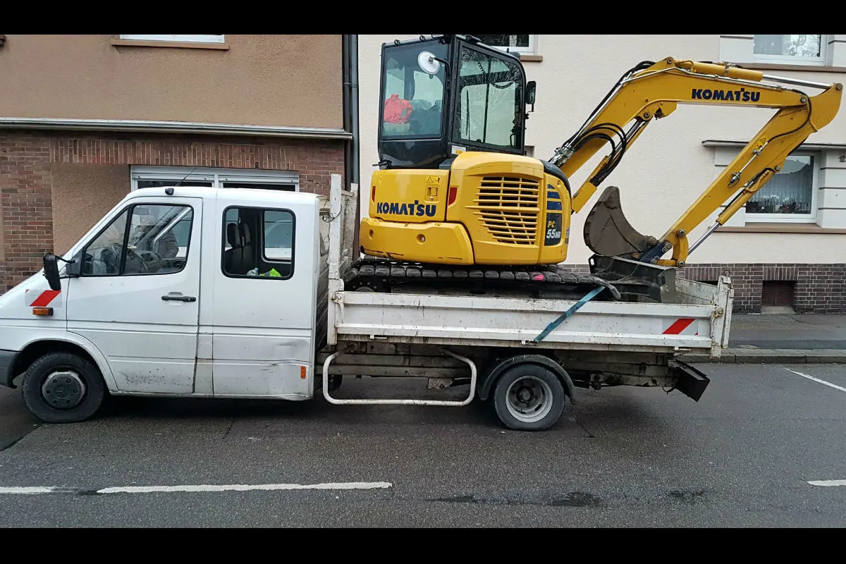 LKW total überladen 