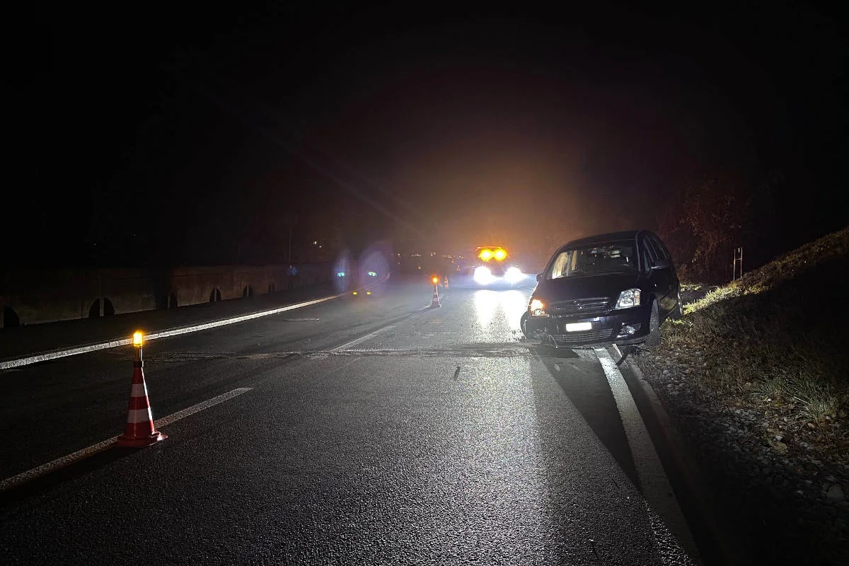 Unfall bei Zug – Selbstunfall nach Sekundenschlaf
