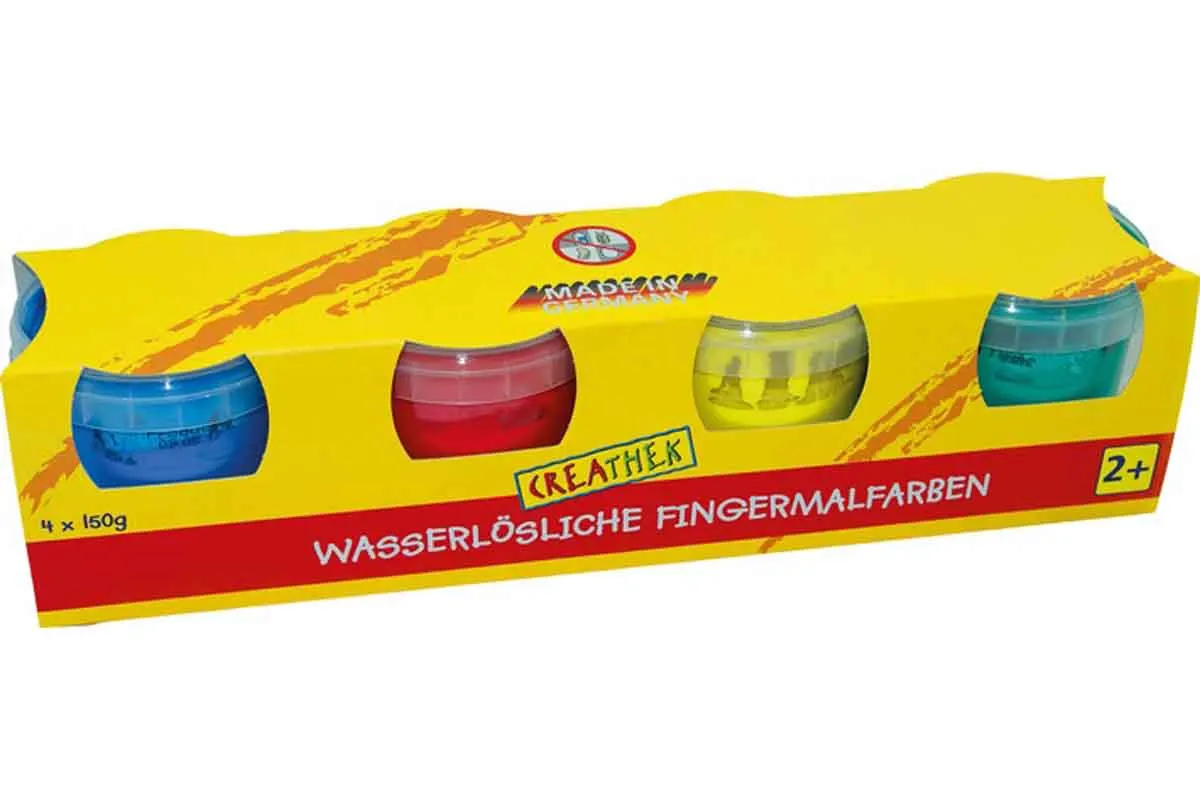 Rückruf - Keim Pseudomonas in Fingermalfarben