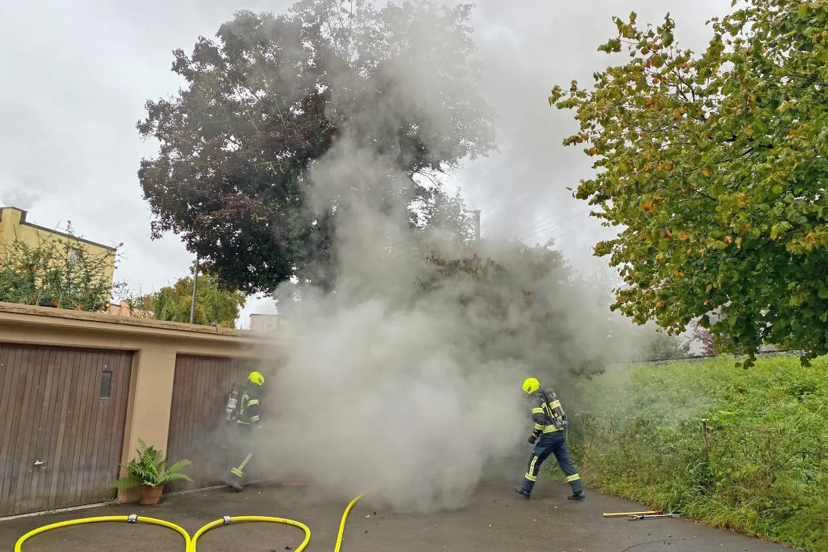 Weinfelden TG – Brand in Einzelgarage