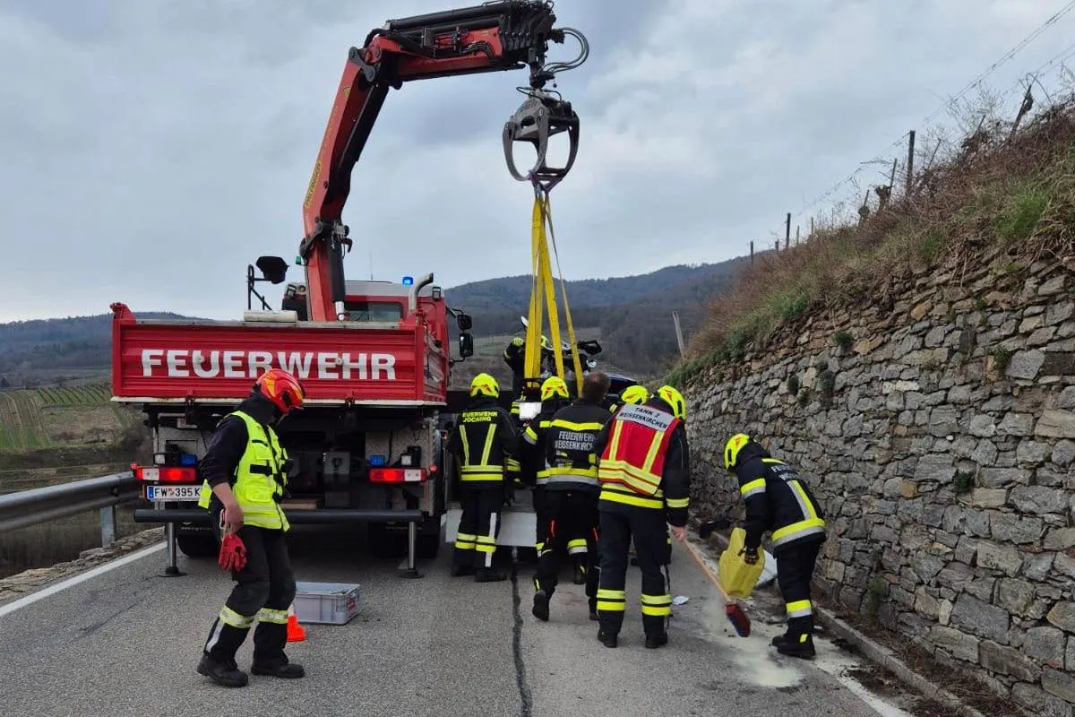 Weißenkirchen in der Wachau – Motorradfahrer bei Unfall verletzt