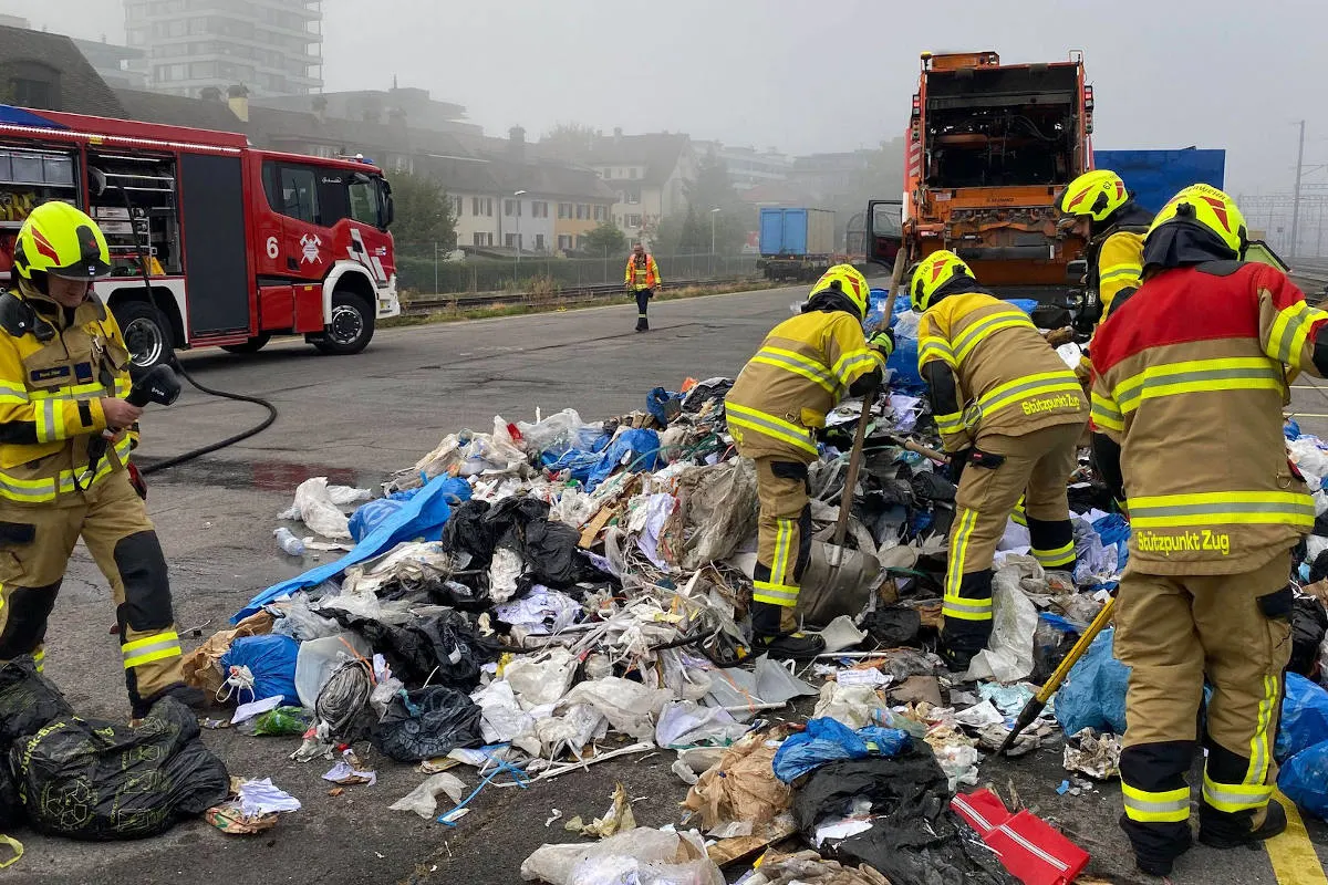 Stadt Zug – Akku-Batterien sorgen für Feuerwehreinsatz