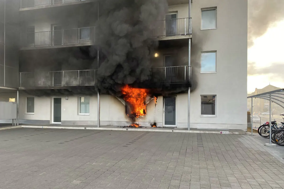 Zofingen AG -  Wohnung nach Brand komplett zerstört