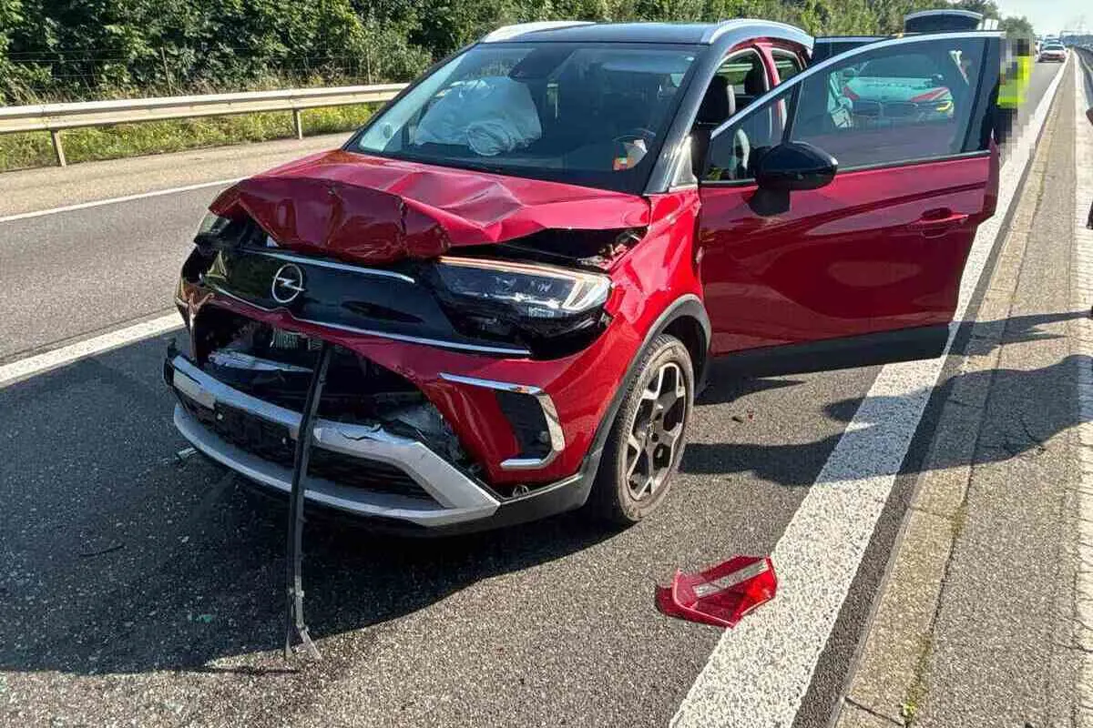 A1 Kestenholz SO – Fünf Autos in Unfall verwickelt - Stau und Verkehrsbehinderungen