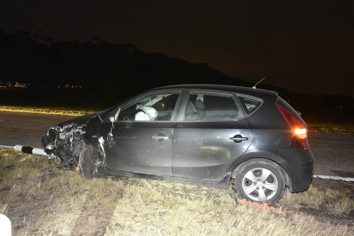 Schellenberg FL – Verkehrsunfall mit Körperverletzung
