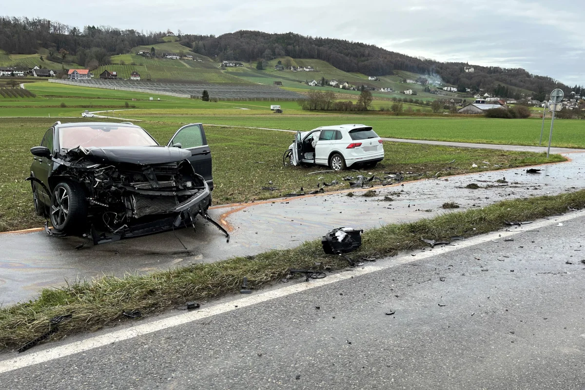 Weinfelden TG – Drei Verletzte bei Verkehrsunfall