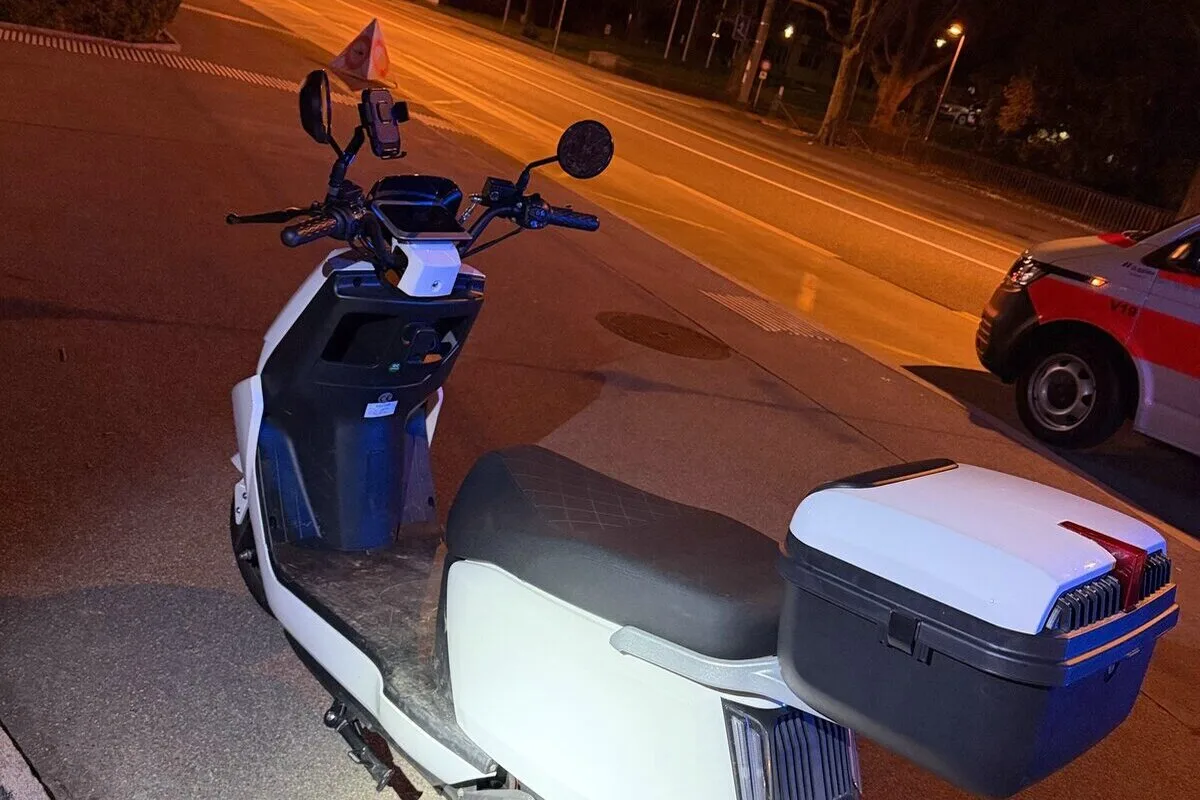 Unfall in St.Gallen – Betrunken auf E-Roller