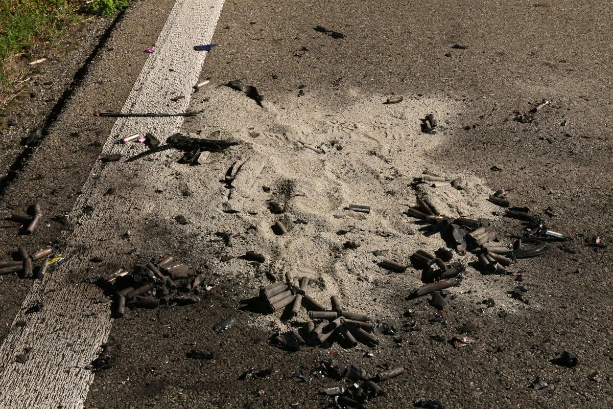 Buchrain LU - Fahrräder auf der Autobahn verloren 