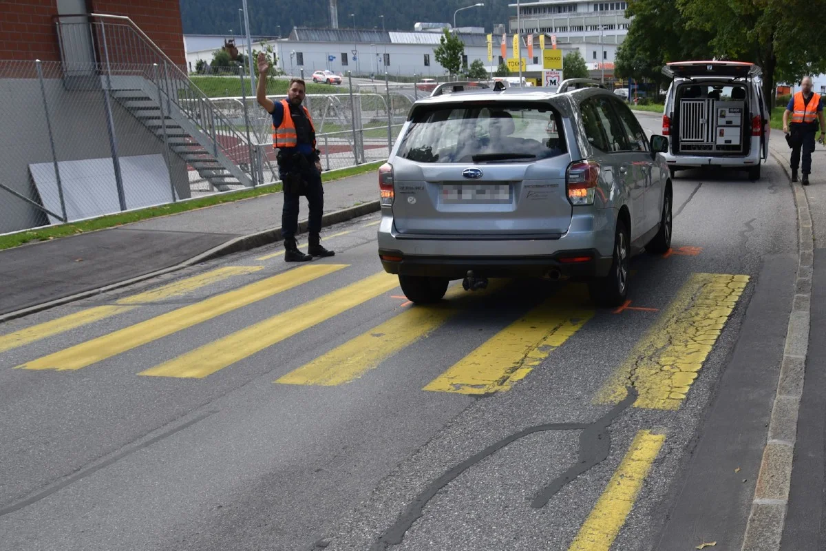 Landquart GR - 3-jähriges Kind von Auto auf Zebrastreifen angefahren