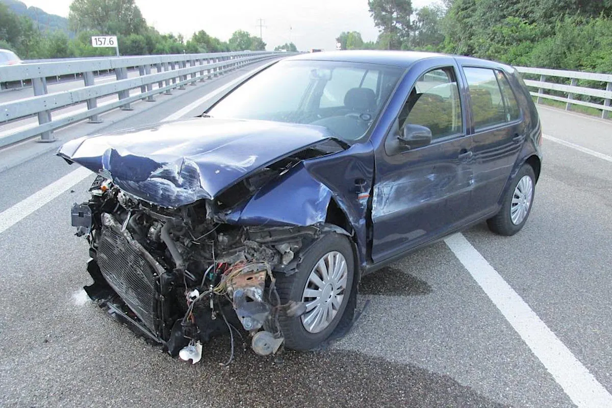A3 Bilten GL - Verkehrsunfall auf der Autobahn