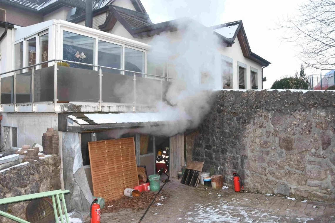Schänis SG – Brand in Heizungsraum