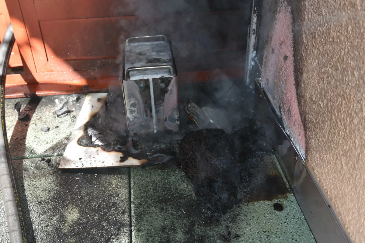 Eschen FL - Akku fängt Feuer