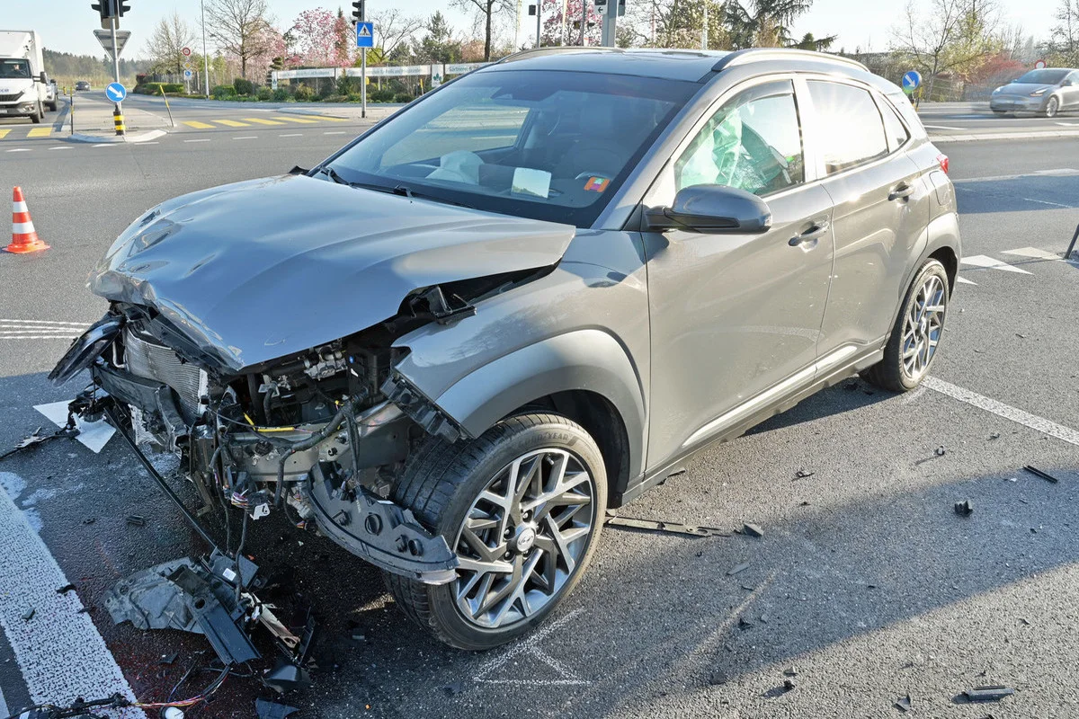 Heftiger Unfall in Inwil LU 