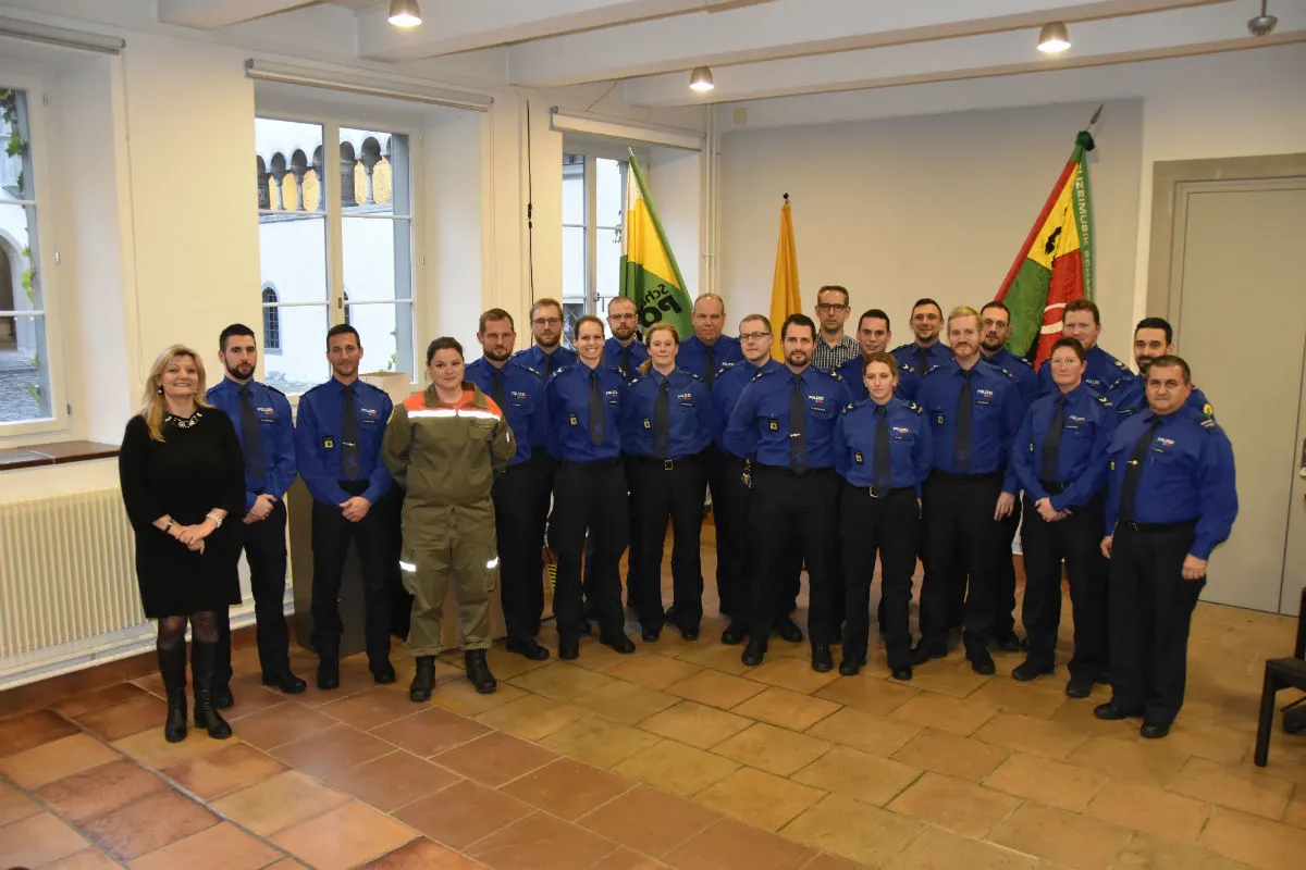 Schaffhausen SH - Beförderungsfeier der Schaffhauser Polizei