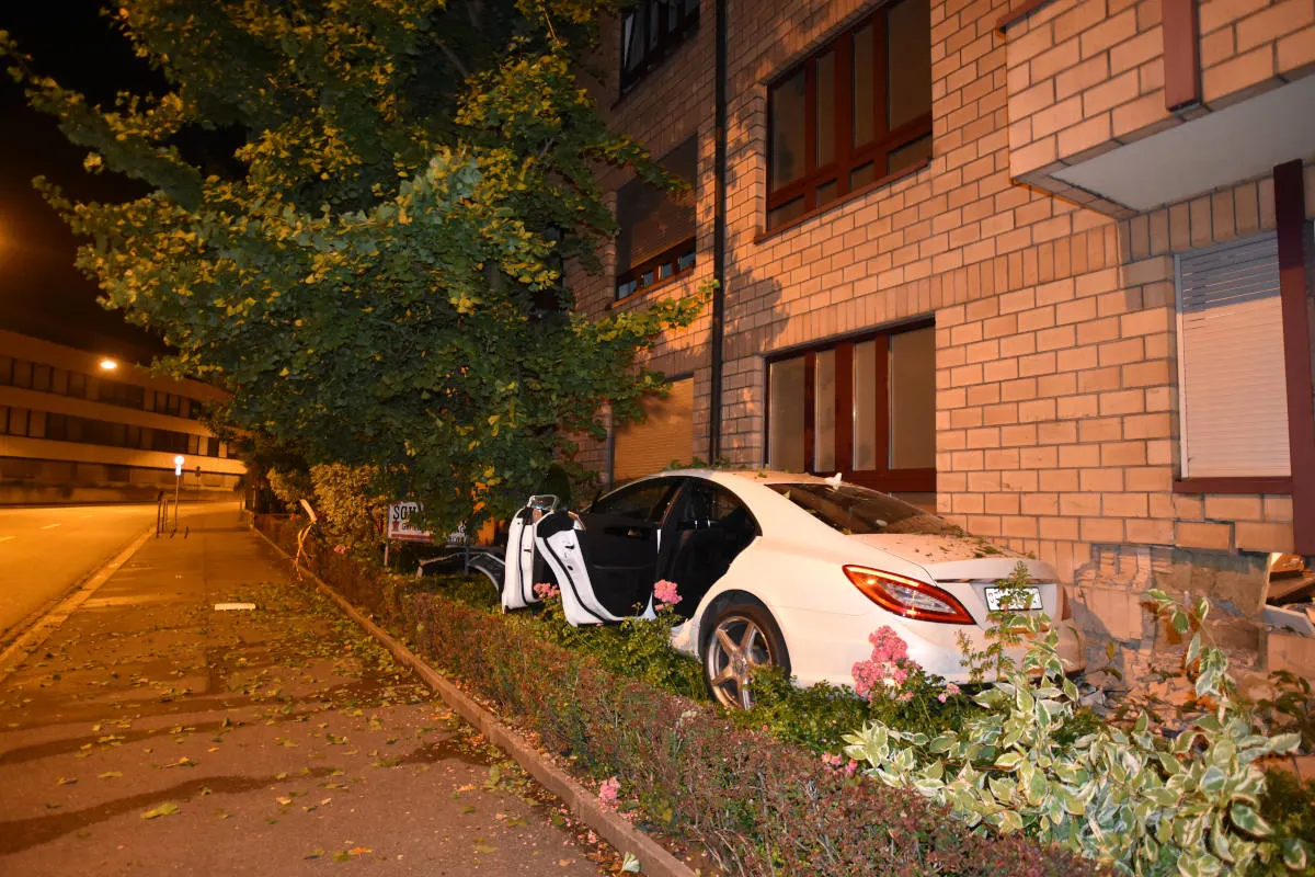 Stadt Basel – Selbstunfall mit überhöhter Geschwindigkeit