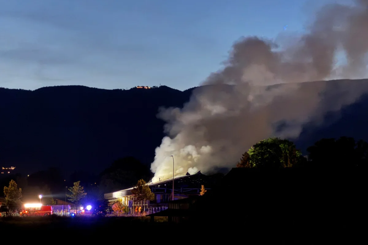 Brand in Solothurn SO –  Feuer in leerstehendem Industriegebäude 