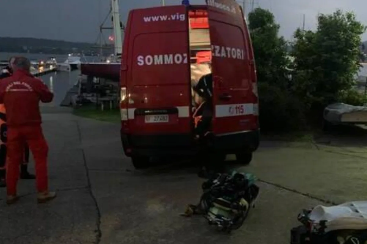 Tragödie in Lisanza (Sesto Calende) IT - (Update 29.05.2023 08:30 Uhr) Boot kentert nach heftigem Gewitter - Vier Personen sterben am Lago Maggiore