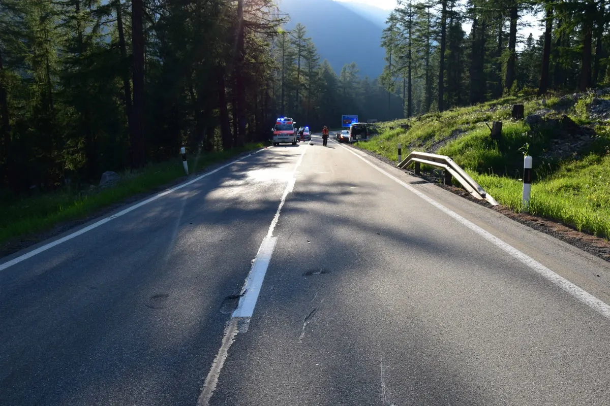 Pontresina GR - 44-jähriger Motorradfahrer verstorben