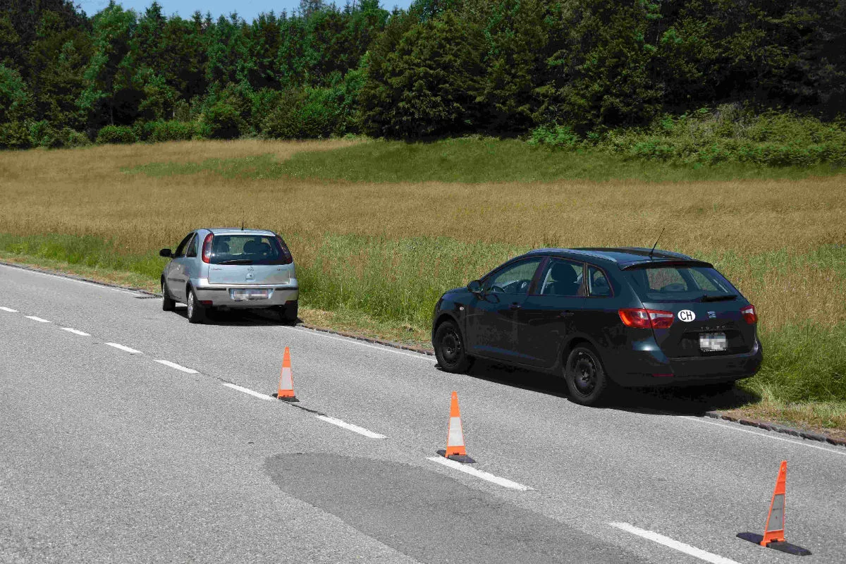 Bollingen SG - Verletzter nach Auffahrcrash