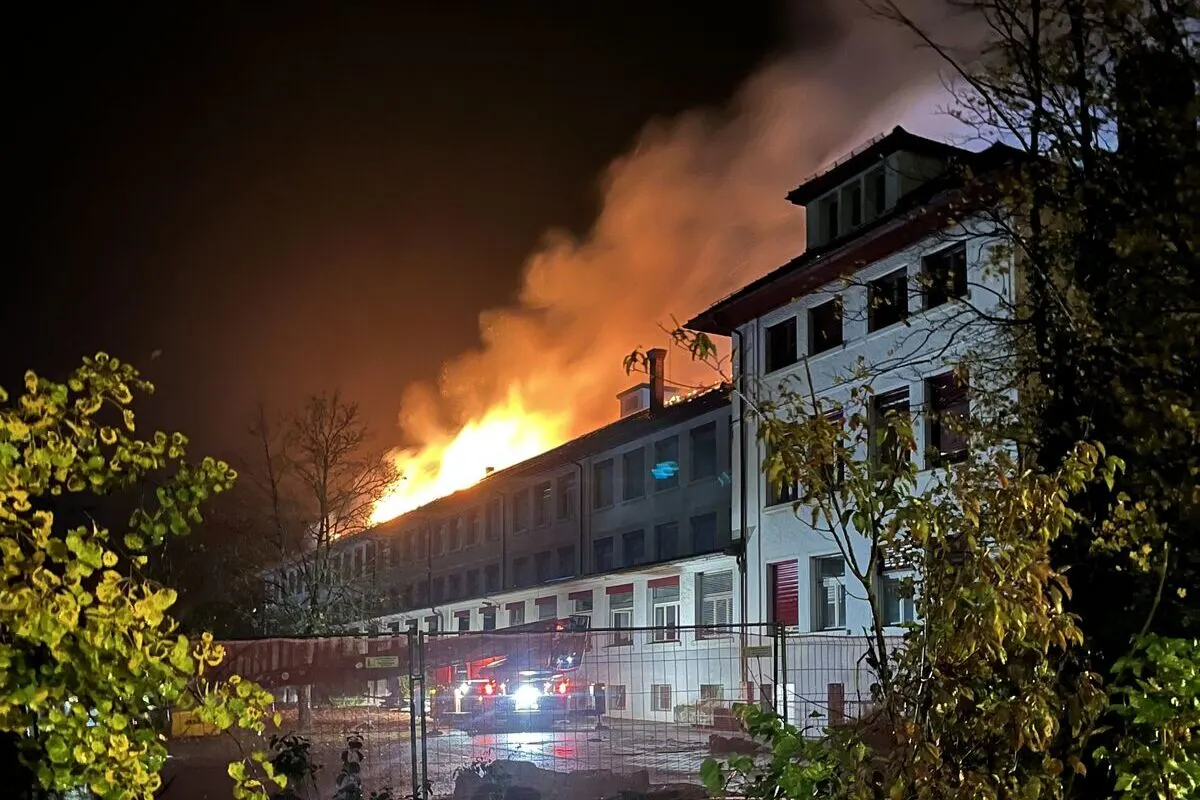 Langendorf SO – Feuer im ehemaligen Firmengebäude auf Delta-Areal