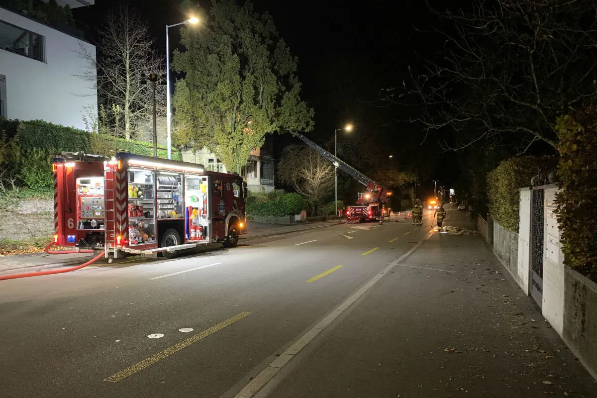 Zug ZG - Brandmeldeanlage verhindert Schlimmeres