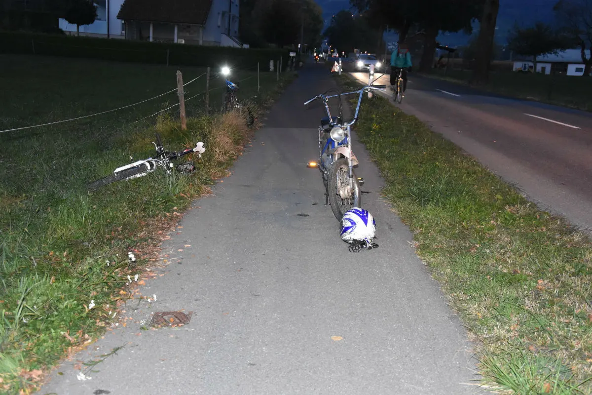 Haag SG - Unfall mit drei Verletzten