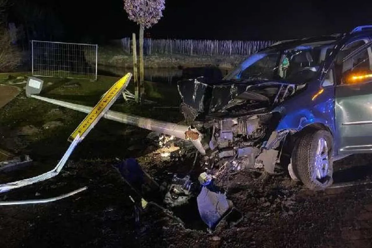 Unfall in Jork NI - Tier ausgewichen