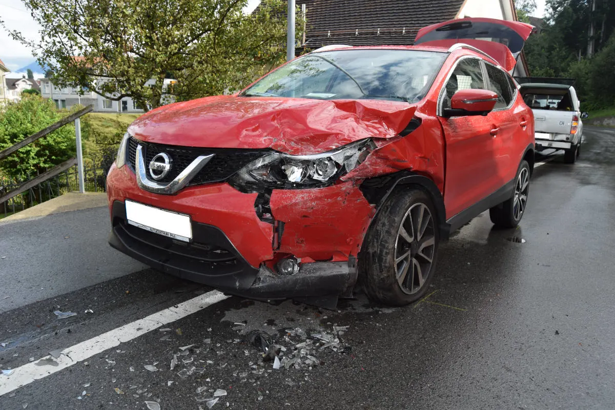 Unfall in Walzenhausen AR – Kollision aufgrund nicht angepasster Geschwindigkeit