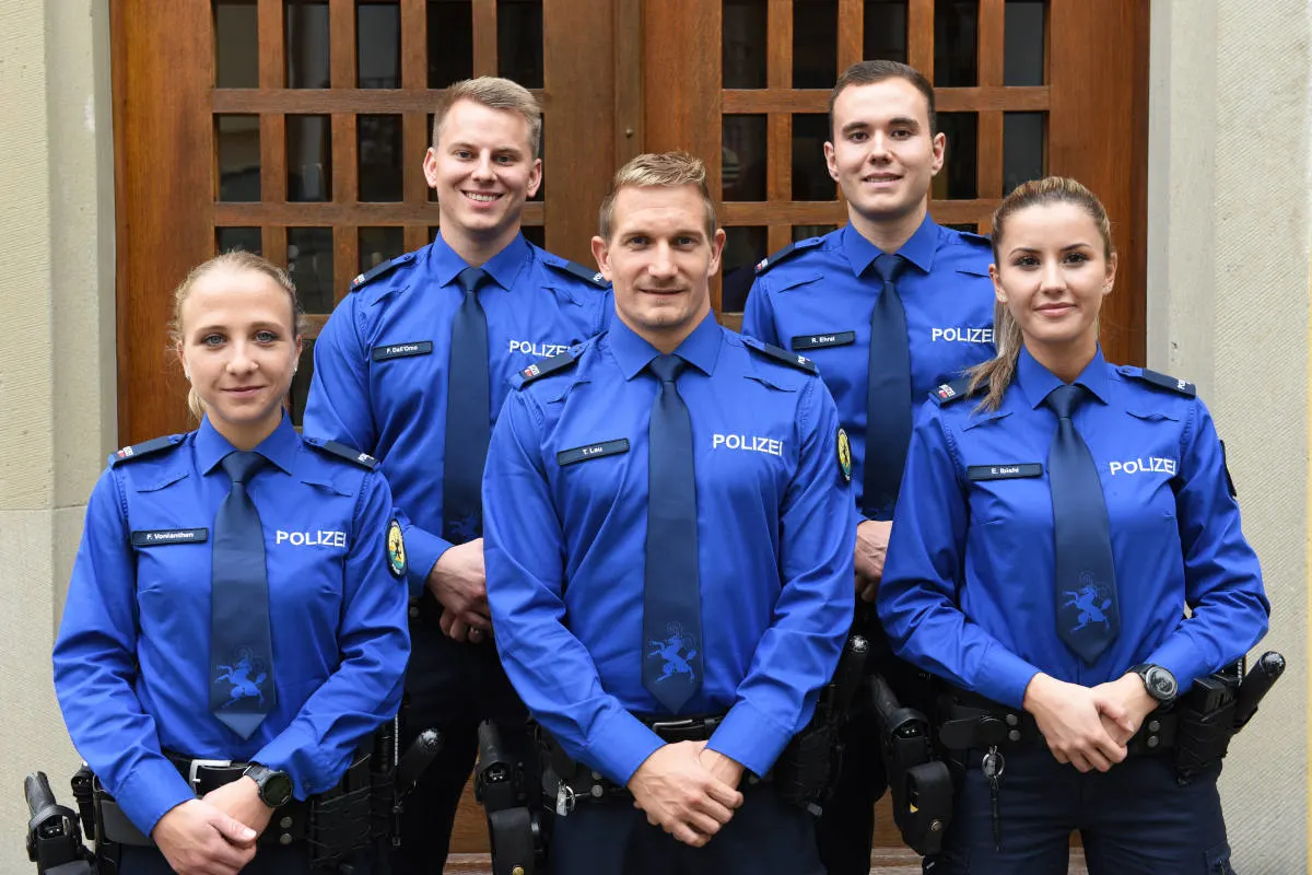 Kanton Schaffhausen – Inpflichtnahme von fünf neuen Polizisten