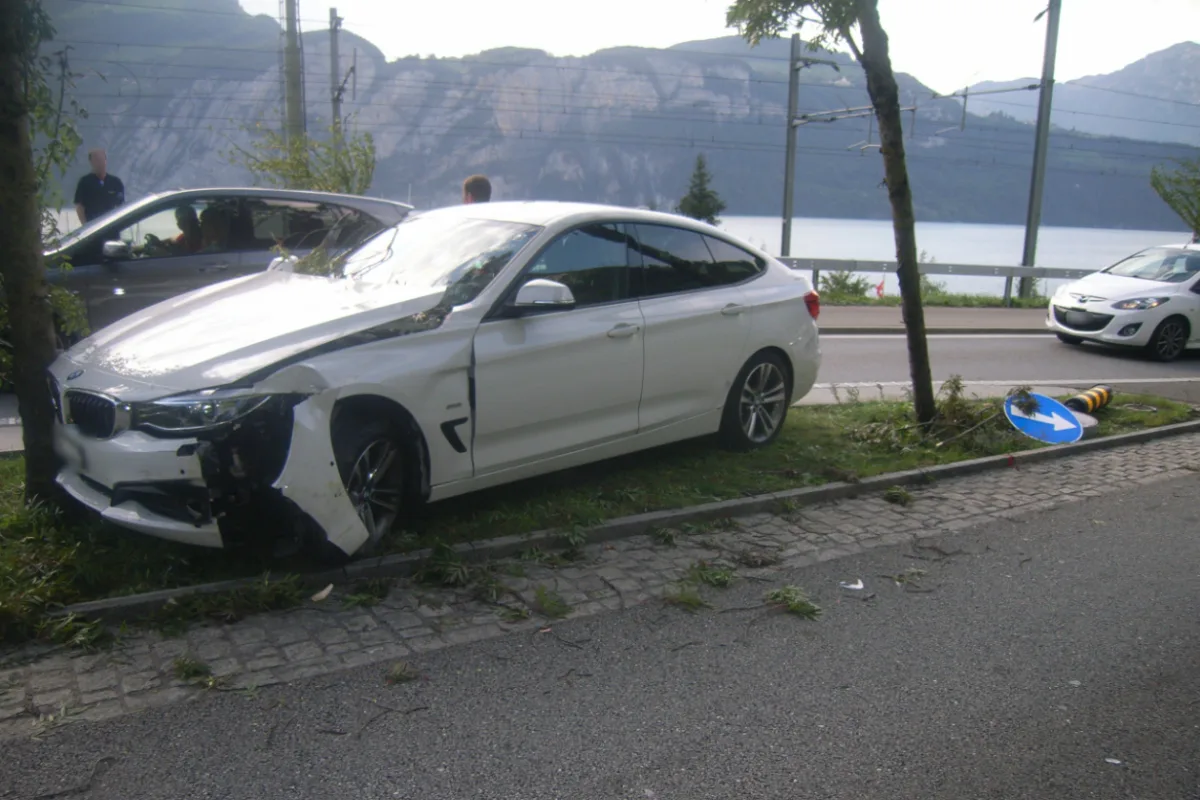 Sisikon UR - Sekundenschlaf führt zu Unfall