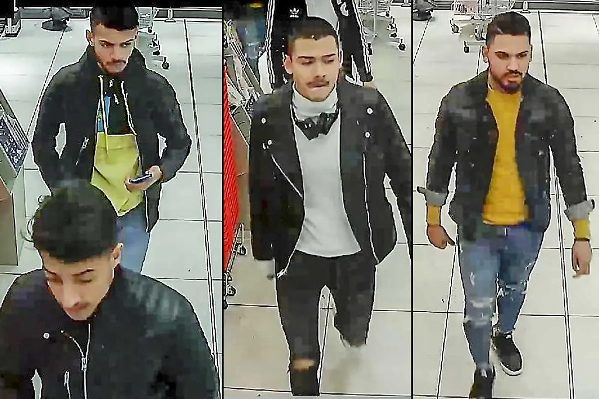 Oberhausen - Fotofahndung nach funf männlichen Personen - Wer kennt diese Männer?
