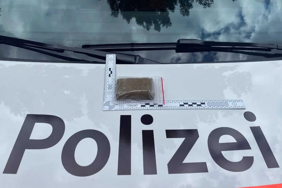 Stadt Zug – Haschischblock gefunden bei Kontrolle entdeckt