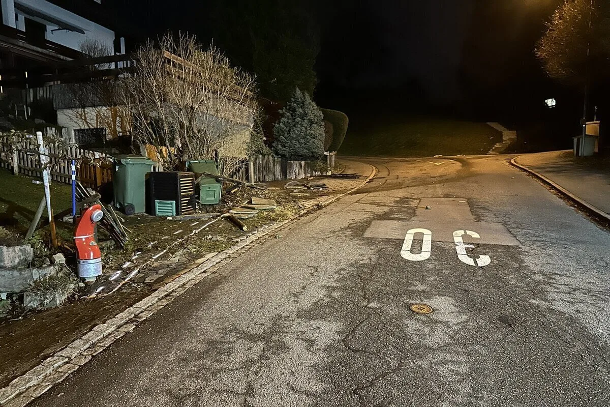 Herisau AR – Alkoholisiert Verkehrsunfall verursacht 