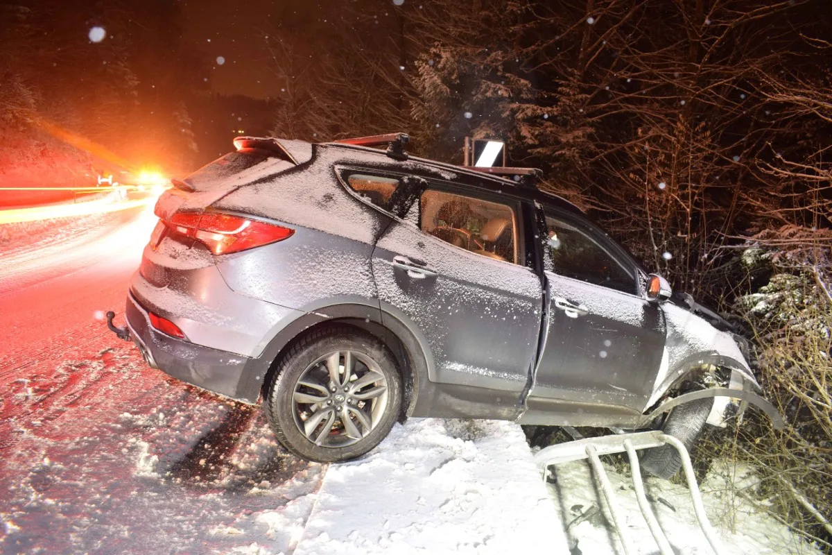 Herisau / Waldstatt AR - Unfälle bei winterlichen Verhältnissen