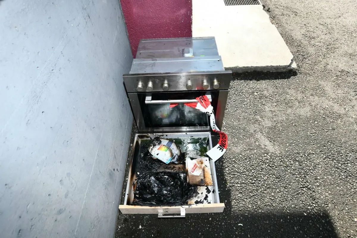 Heiligkreuz/Mels SG - Backofen in Brand geraten