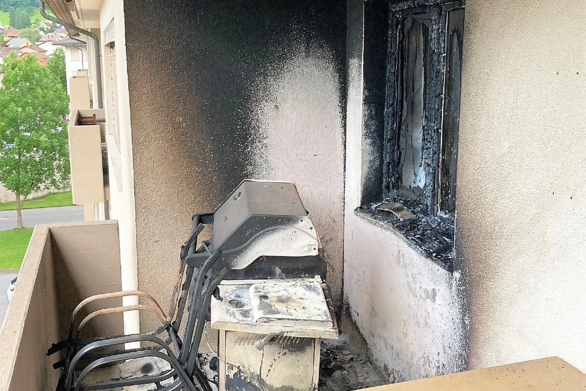 Bilten GL - Brand in Mehrfamilienhaus