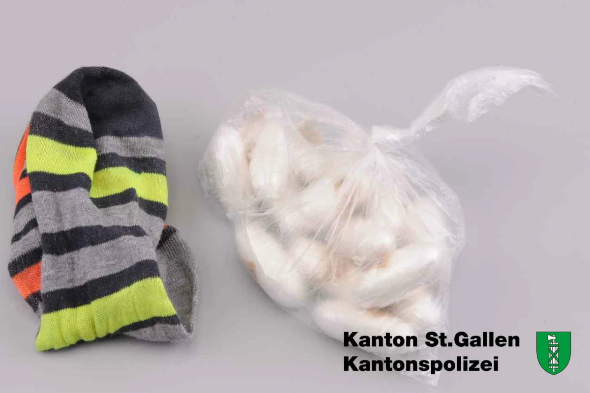 St.Gallen SG  - Grosser Kokaindealerring zerschlagen