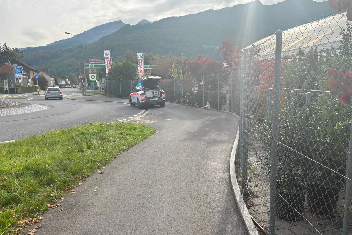 Grabs SG – Unfall zwischen E-Bike und Velo