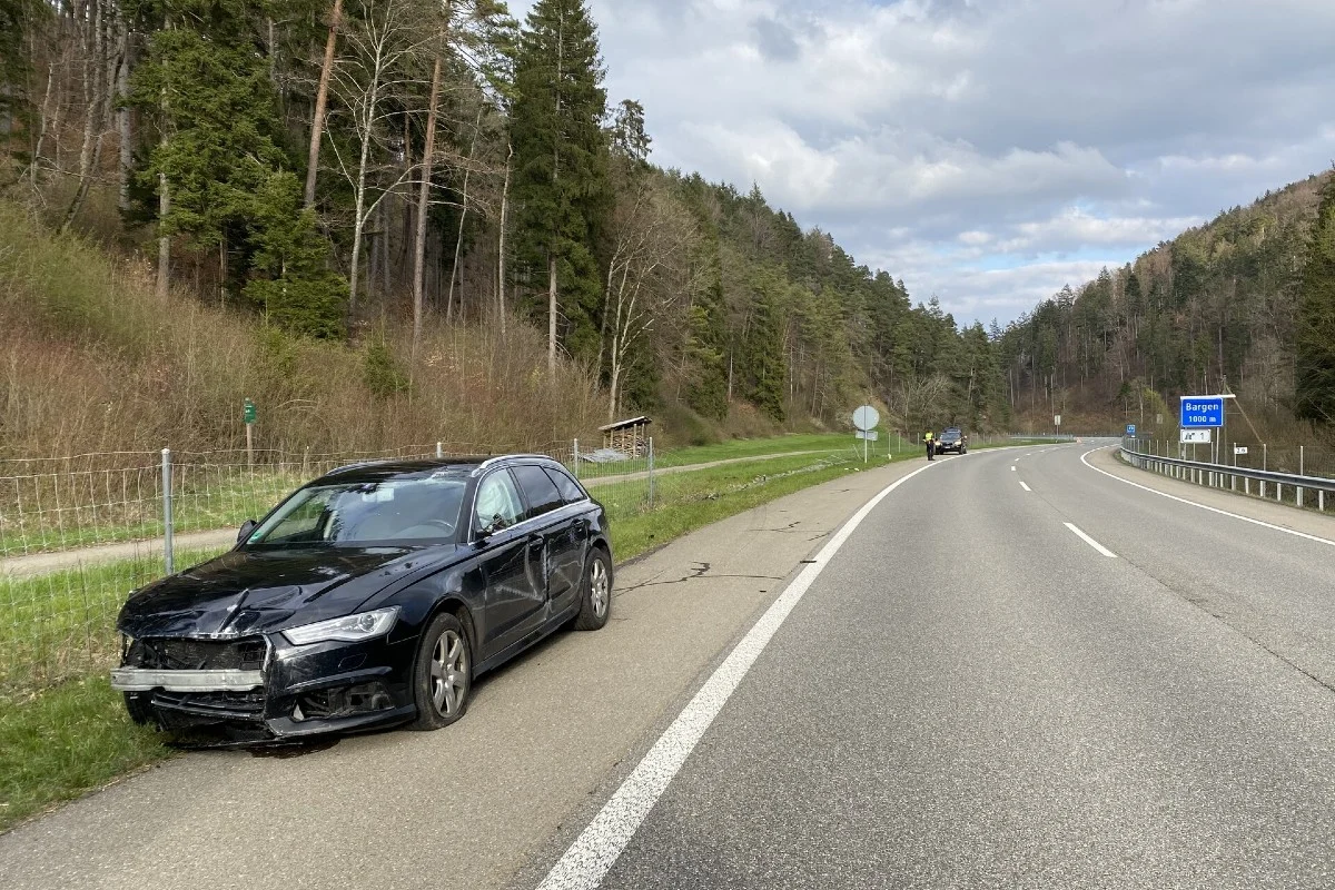 Bargen SH - Ablenkung wegen Radiosender führt zu Unfall