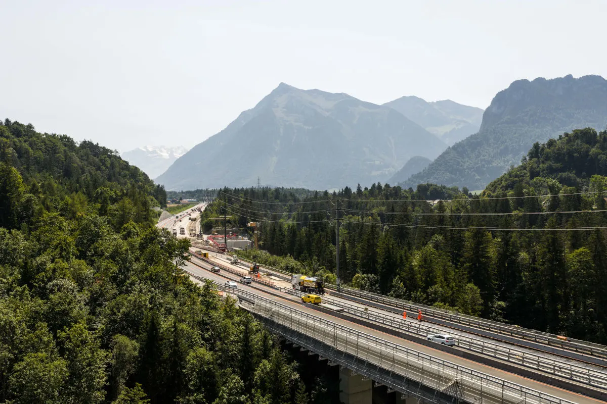 A6 Thun-Süd–Spiez BE – Bauarbeiten sorgen für Verkehrsbehinderungen