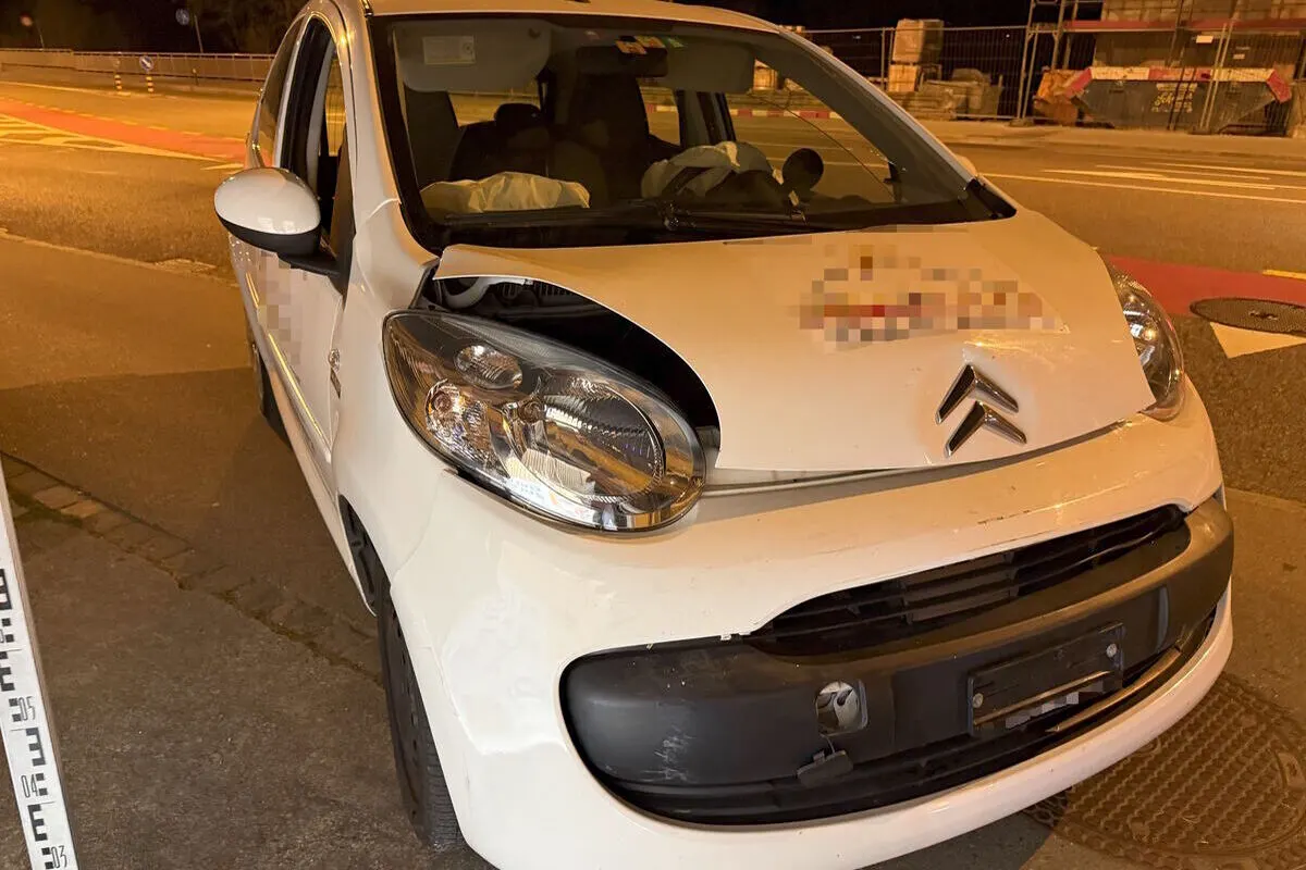 Unfall in St. Gallen – Unachtsam am Steuer