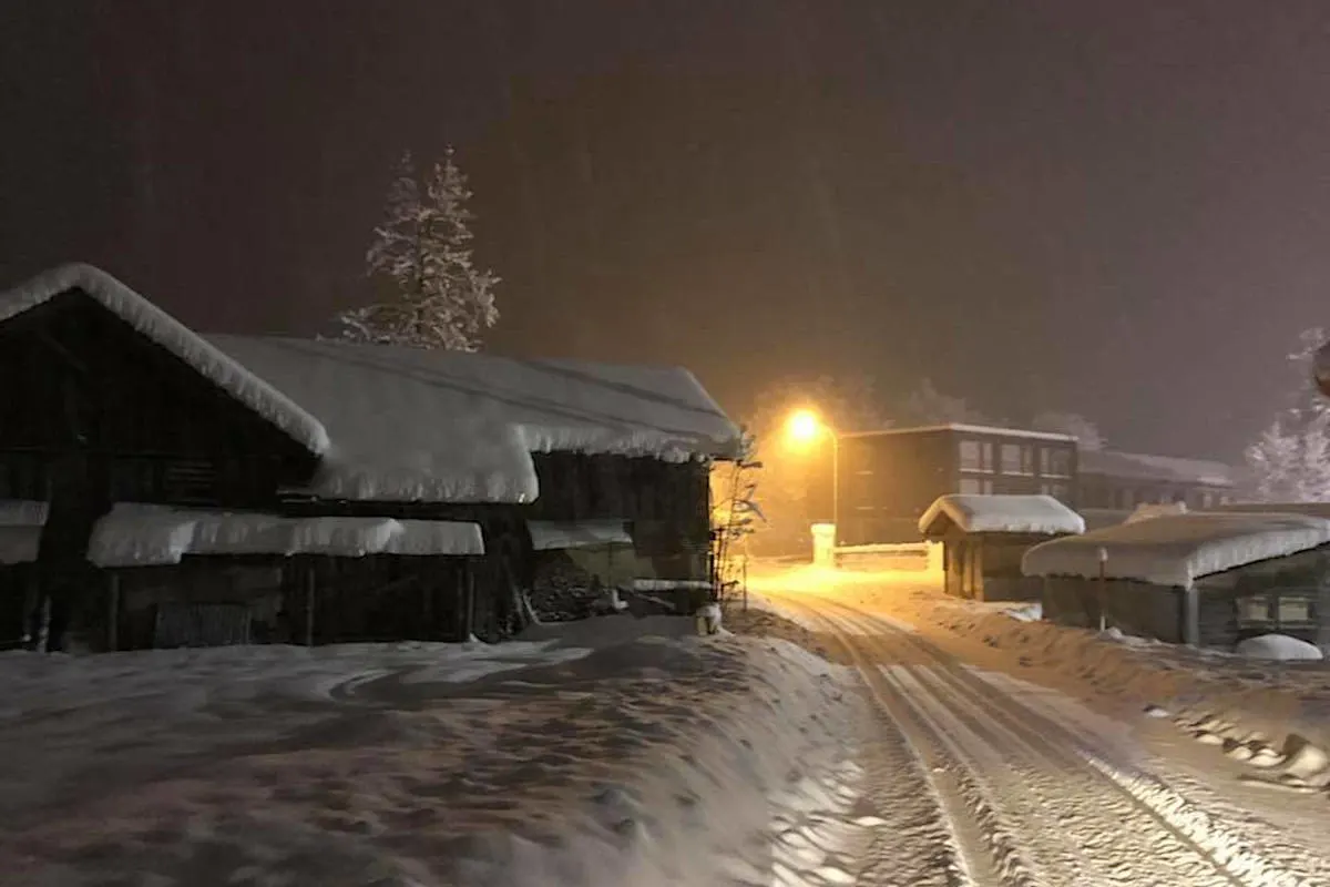 Starkschneefall hat eingesetzt - grosse Neuschneemengen oberhalb 1000 Meter