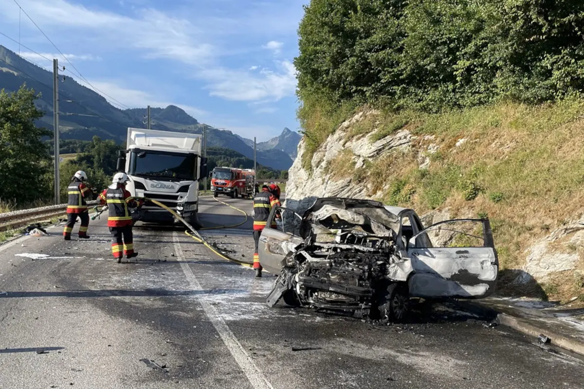 Unfall in Villars-sous-Mont FR – Frau schwer verletzt