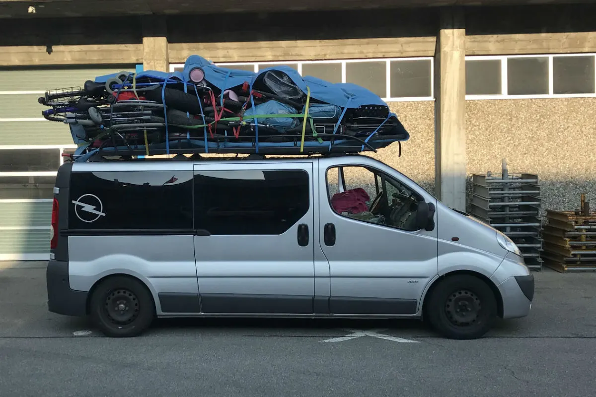 Neuenkirch LU - Überladener Personenwagen angehalten  - Autobahn A2
