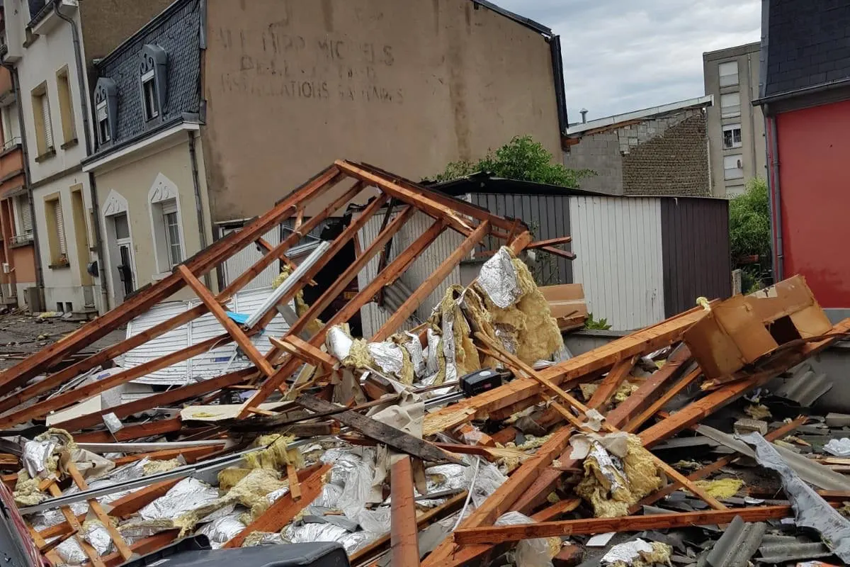 Update - Die Zahl der Verletzten nach dem Tornado in Luxemburg steigt weiter an!