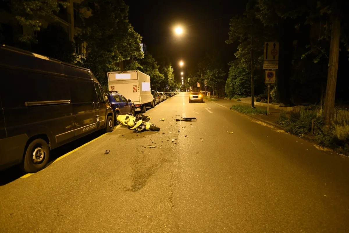 Basel - 19-jähriger Töfffahrer verletzt sich bei Sturz